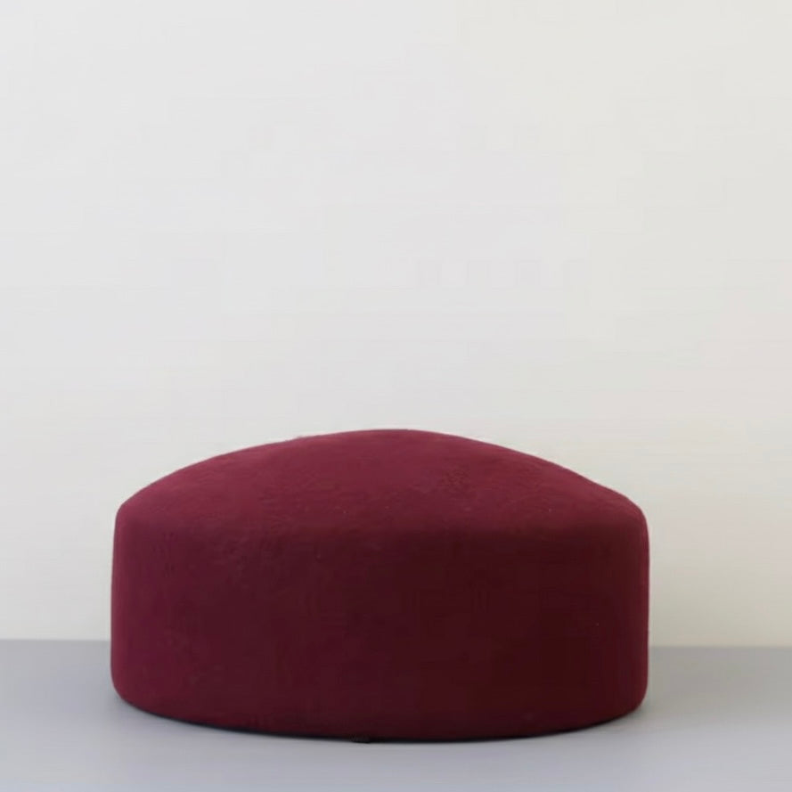 Pillbox Wool Hat