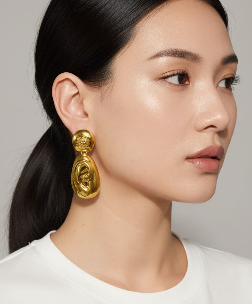 Ear Shape Surrealist Earrings