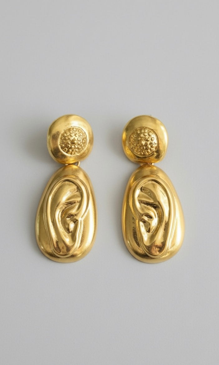 Ear Shape Surrealist Earrings