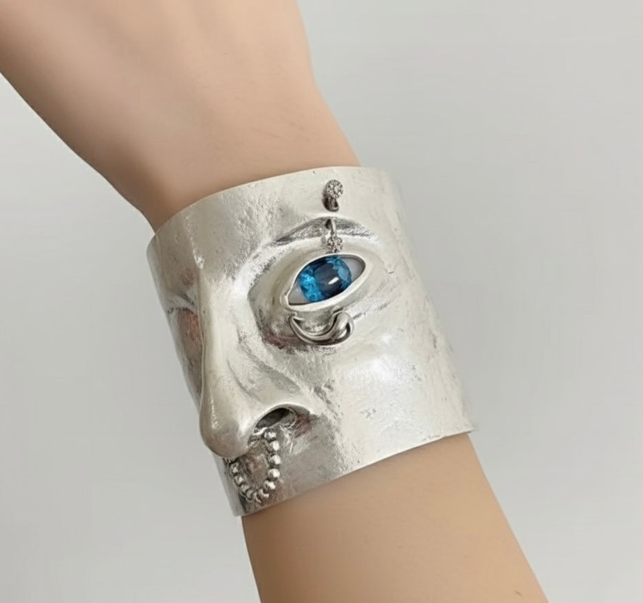 Surrealist Face Bracelet