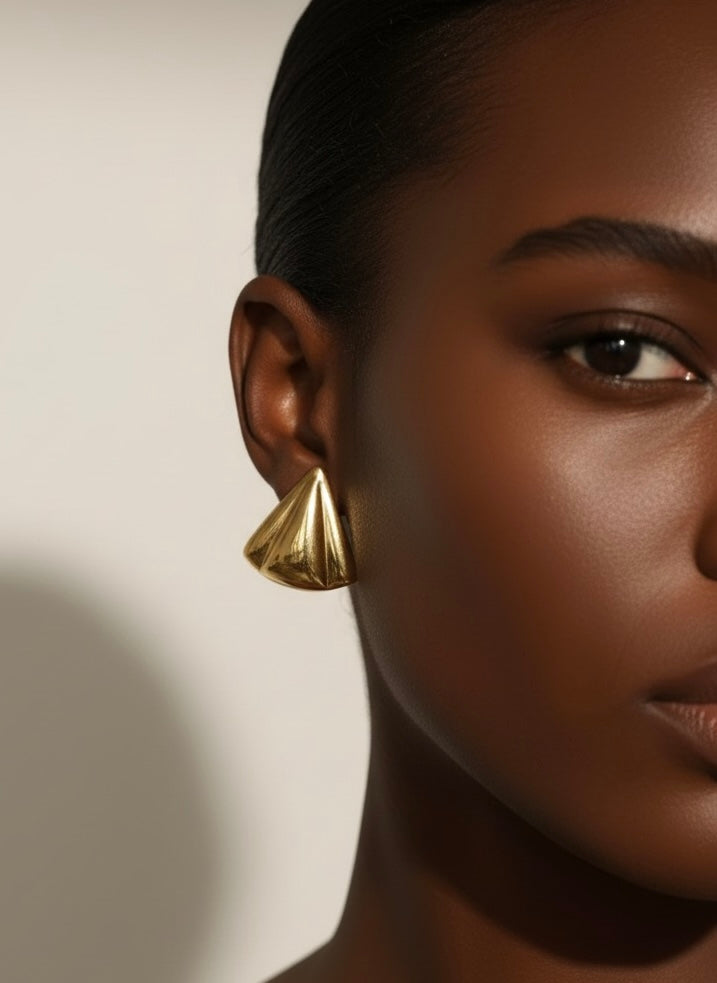 Triangle Geometric Bold Earrings