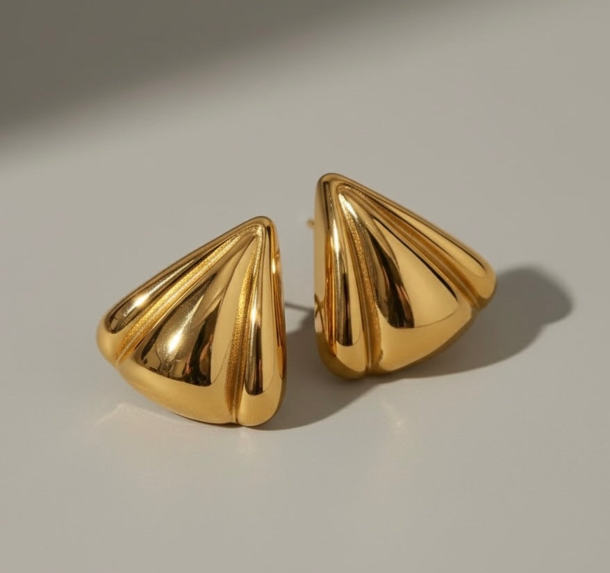 Triangle Geometric Bold Earrings