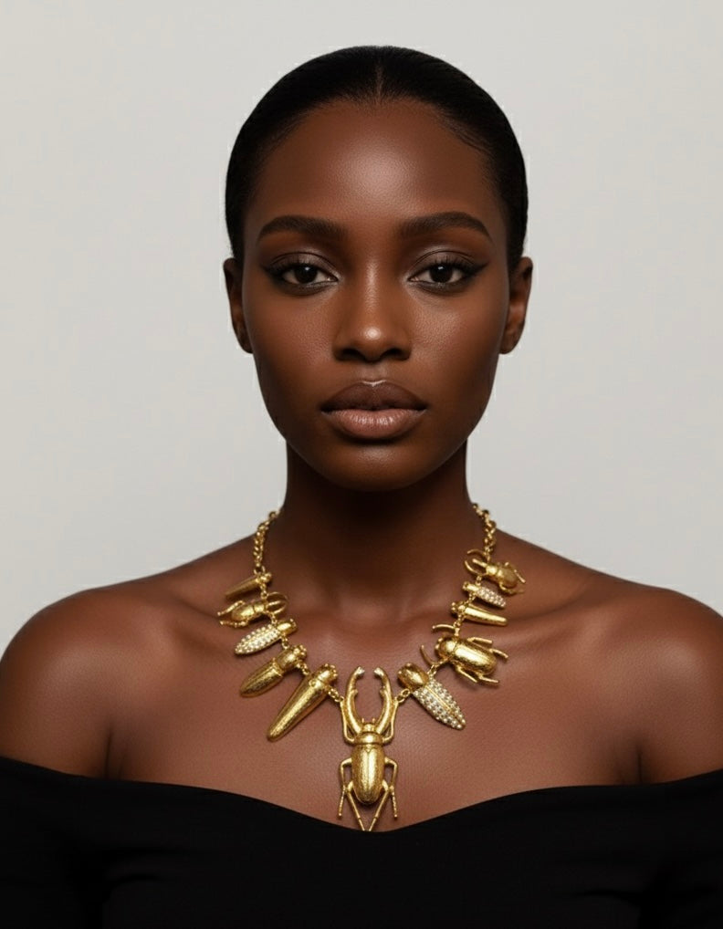 Bug Insect Charm Necklace