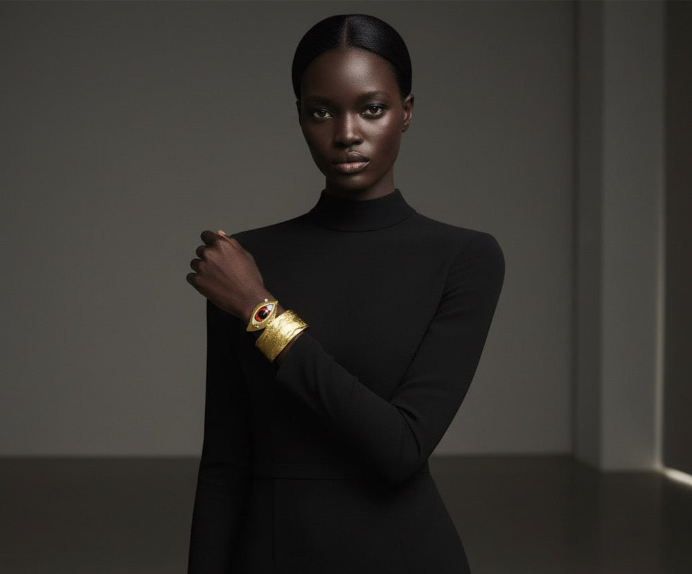 Surrealist Baroque Evil Eye Bracelets