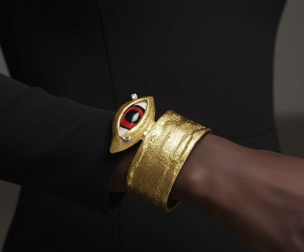 Surrealist Baroque Evil Eye Bracelets