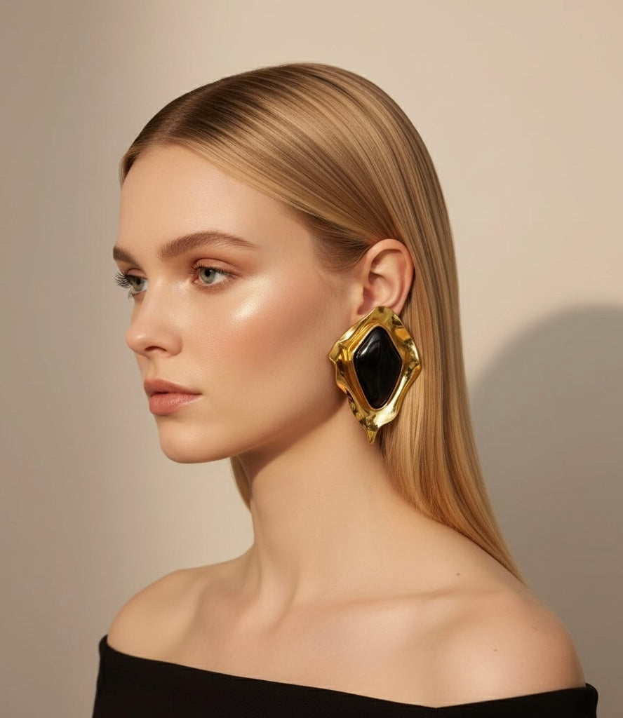 Baroque Geometric Earrings