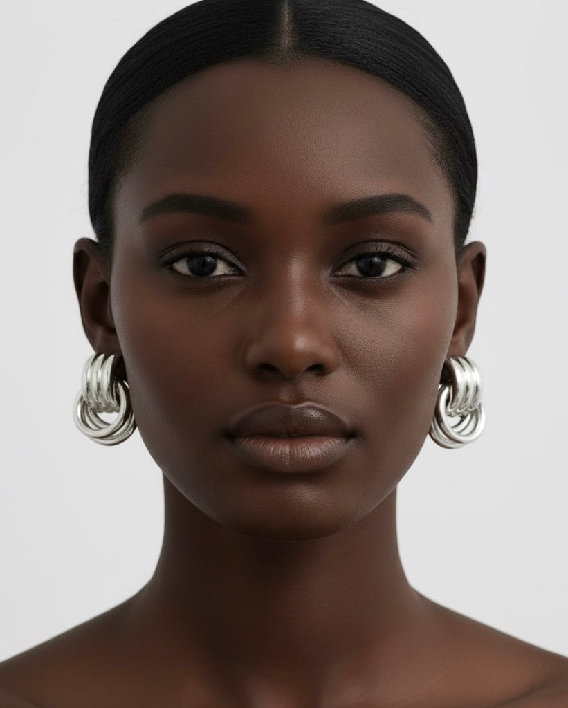 Door Knob Shape Earrings