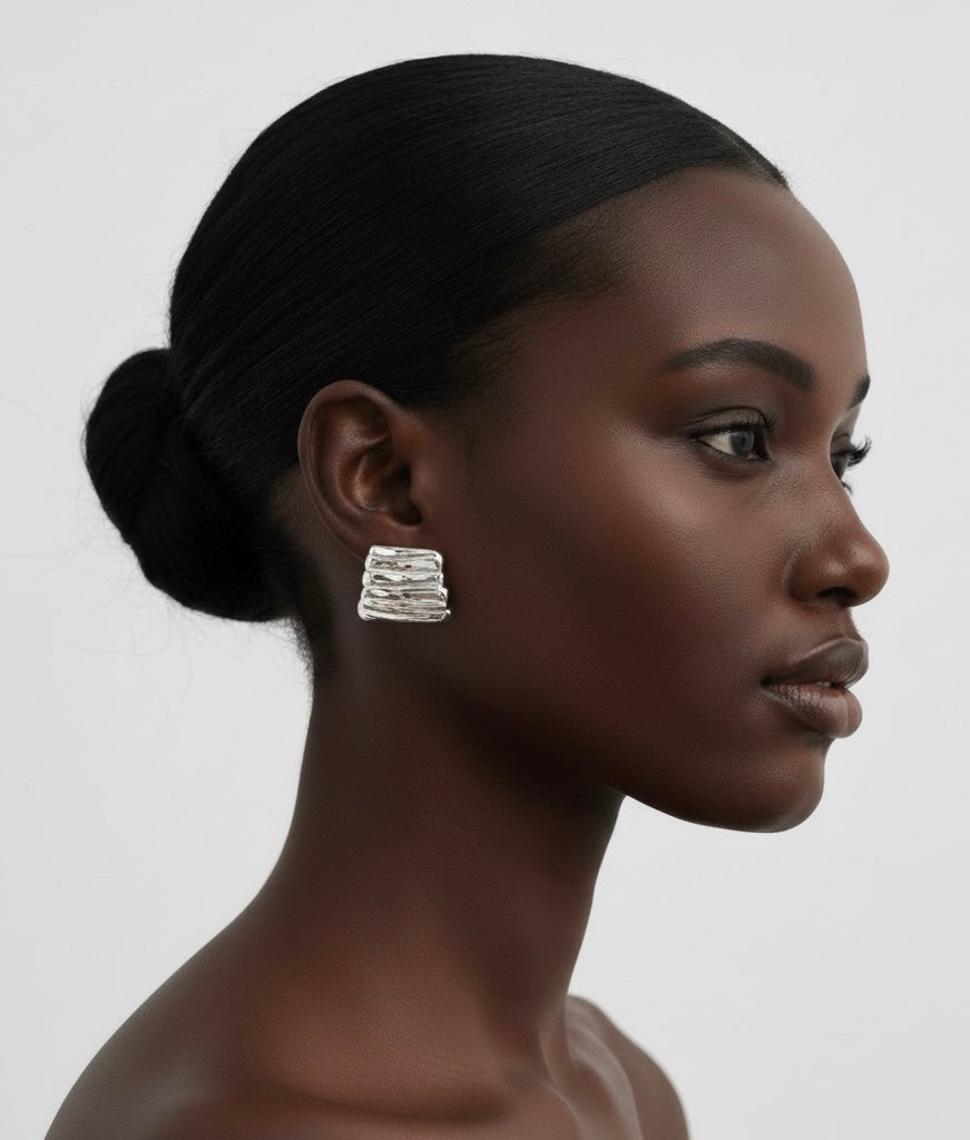 Irregular Striped Earrings