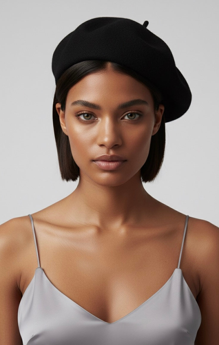 Oversize Wool Beret Hat