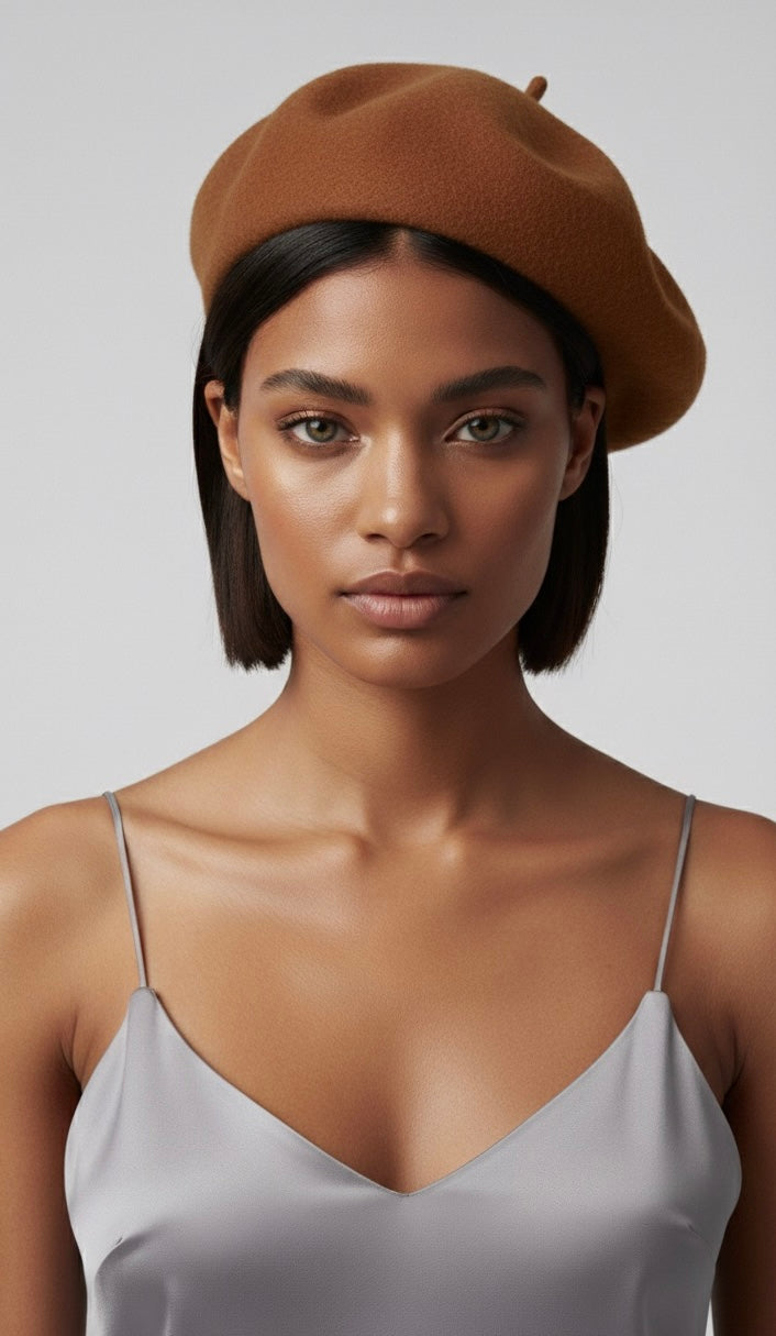 Oversize Wool Beret Hat