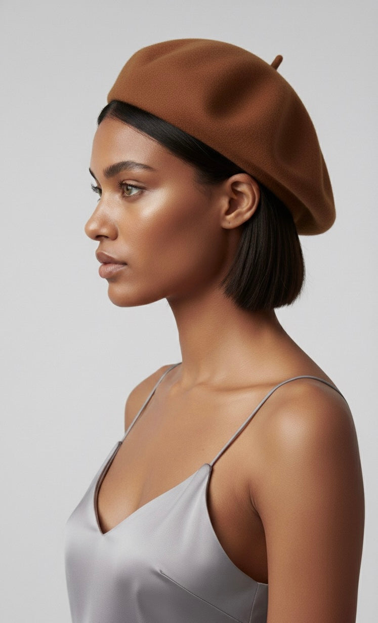Oversize Wool Beret Hat