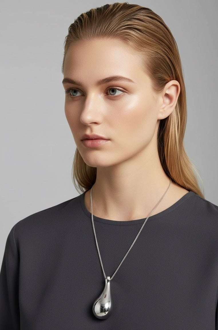 Bottle Long Pendant Necklace