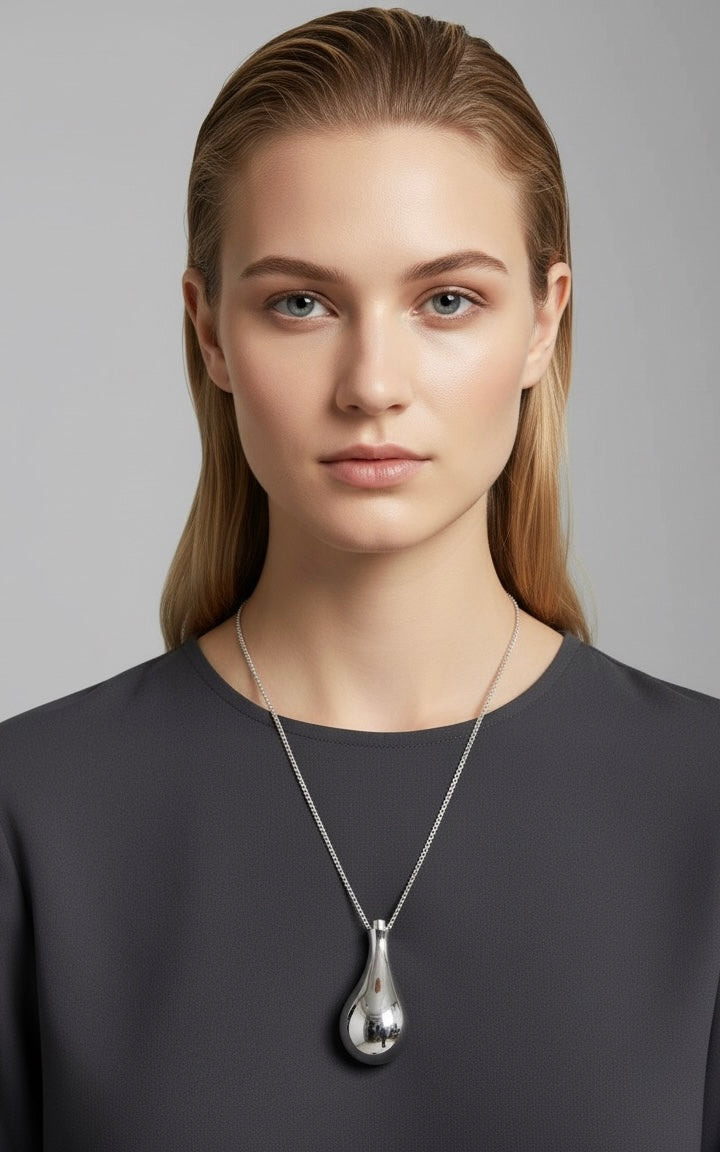 Bottle Long Pendant Necklace