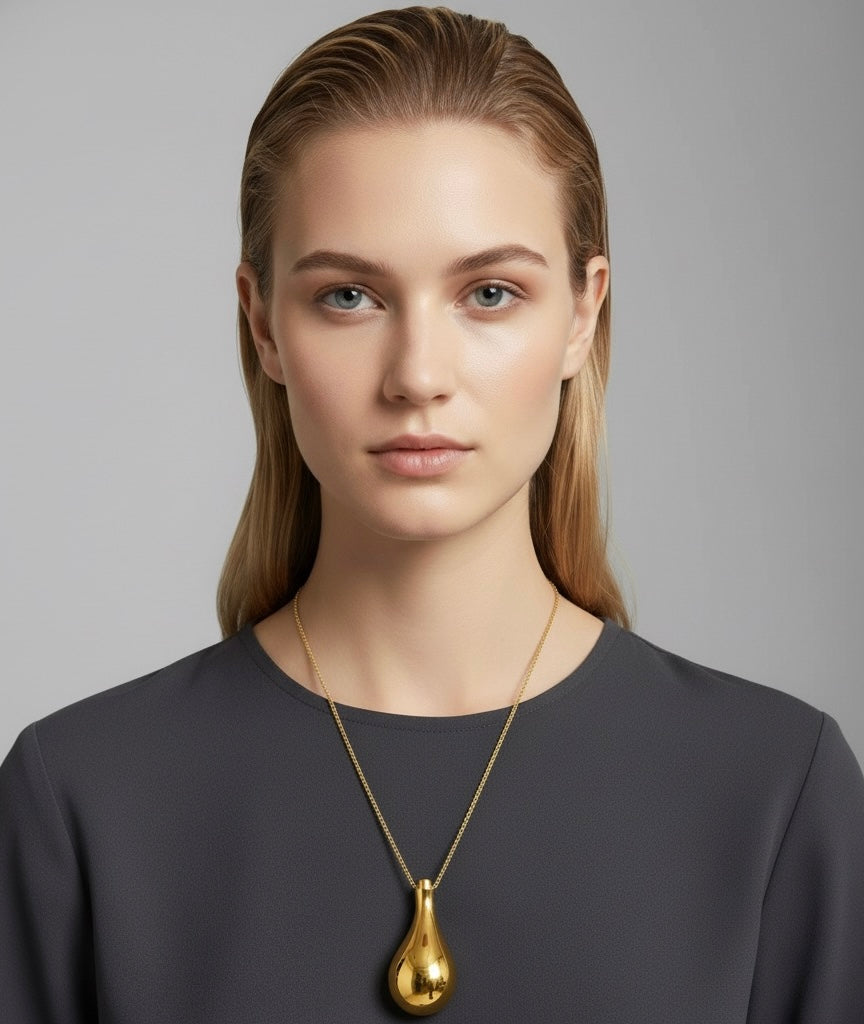 Bottle Long Pendant Necklace