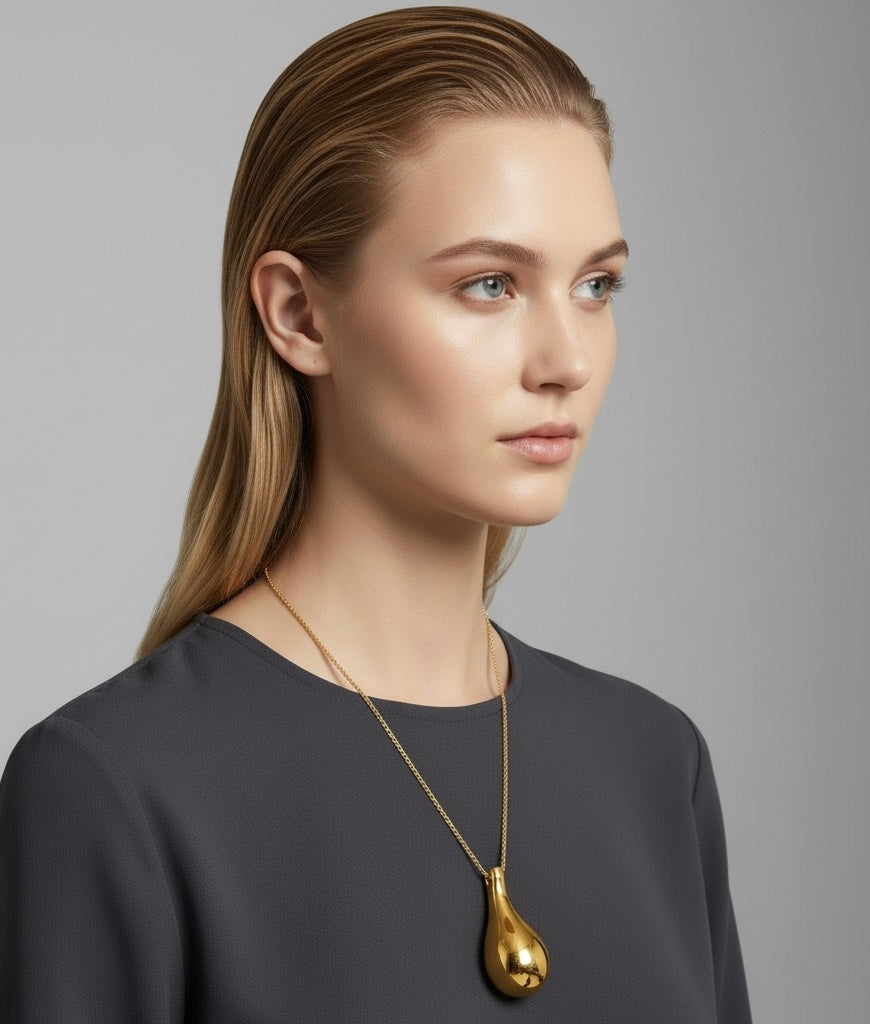 Bottle Long Pendant Necklace