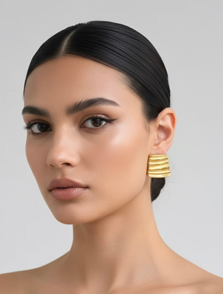 Irregular Striped Earrings