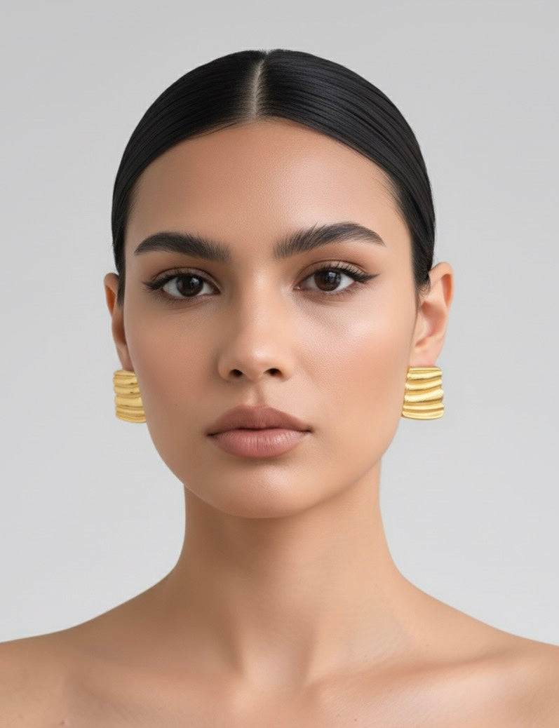 Irregular Striped Earrings