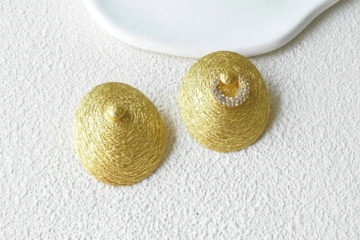 Oval Piercing Earrings