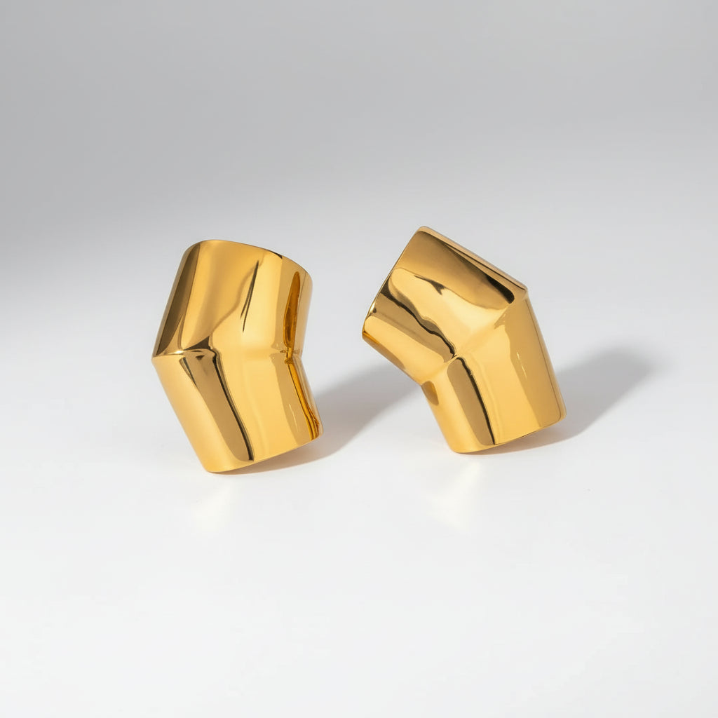 Geometric Cuff Earrings