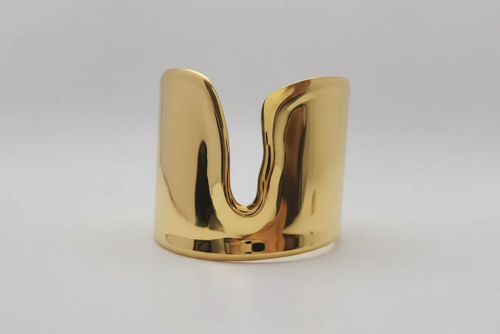 Open Cuff Bracelet and Ring