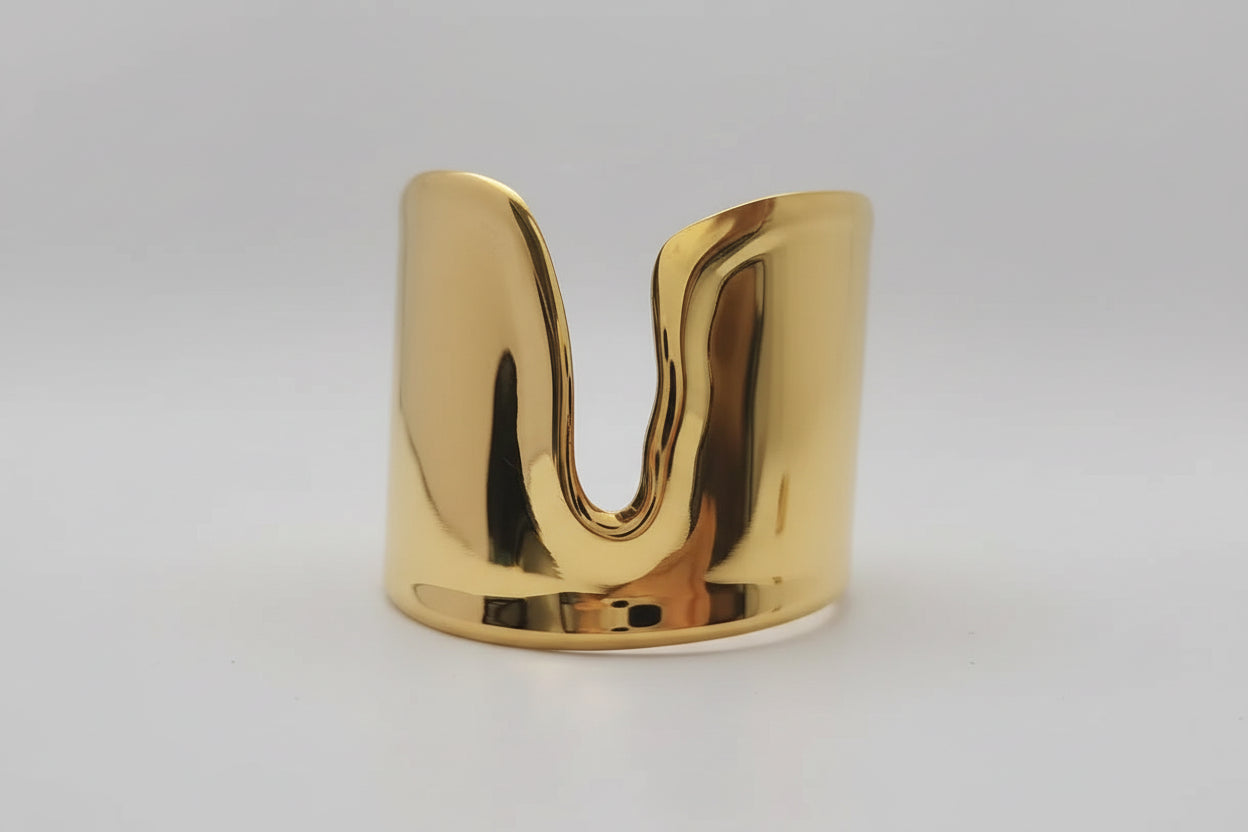 Open Cuff Bracelet and Ring
