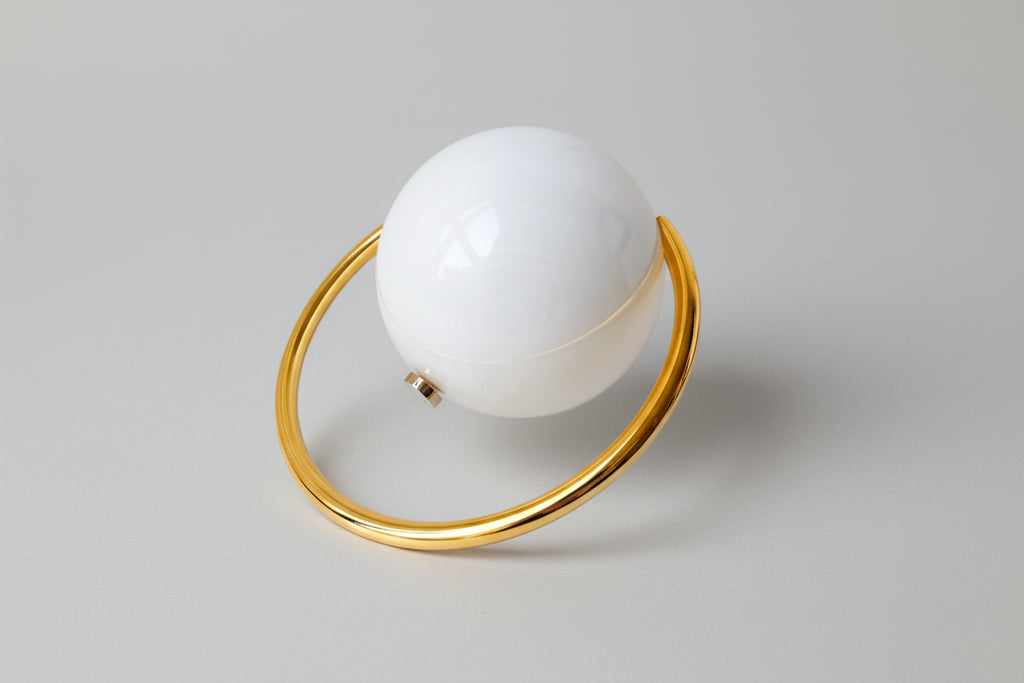 Marble Effect Spherical Hand Bag