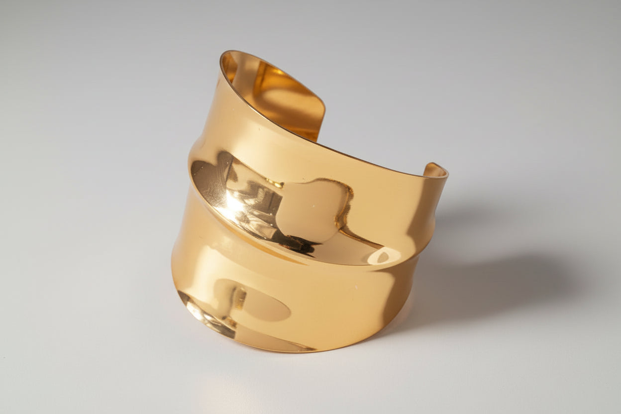 Statement Concave Chunky Bracelet