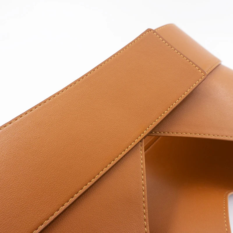 Geometric Cut Peplum Belt