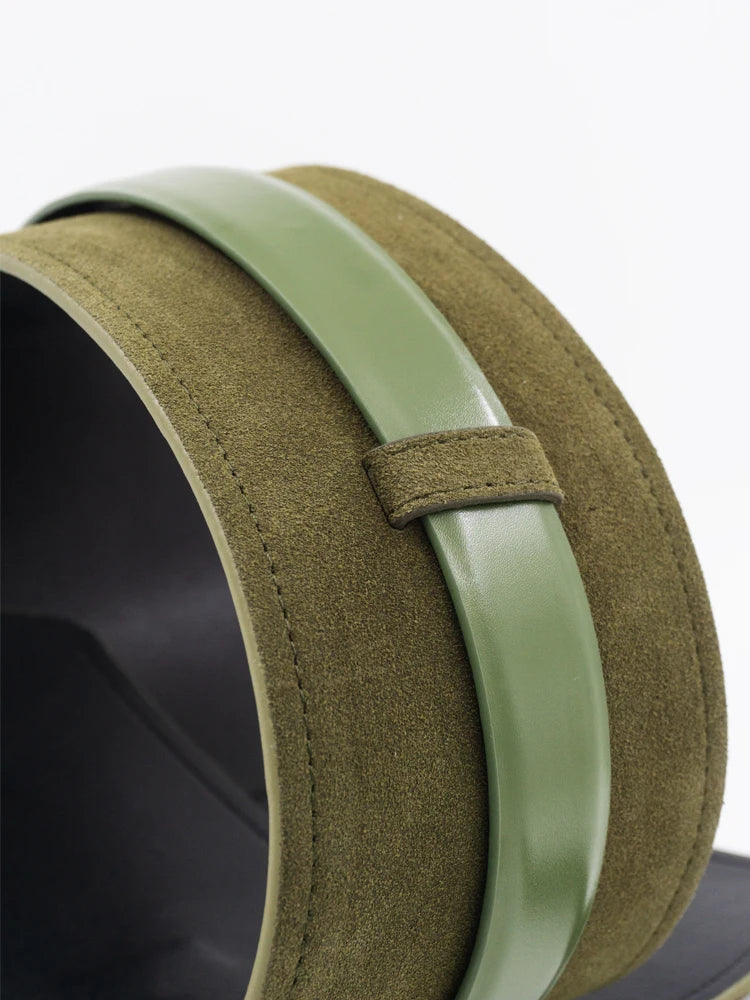 Dual Suede Wide Belt