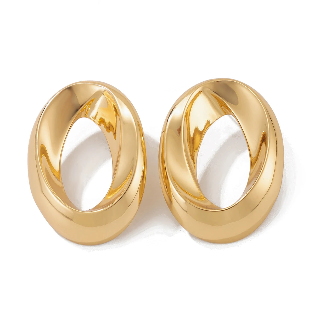Organic Circle Earrings