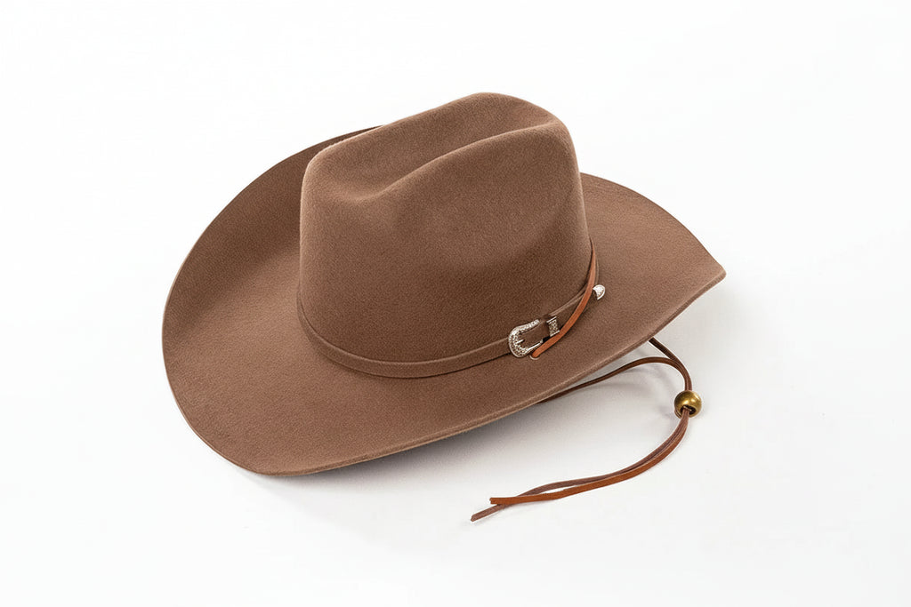 Wool Cowboy Hat With Strap