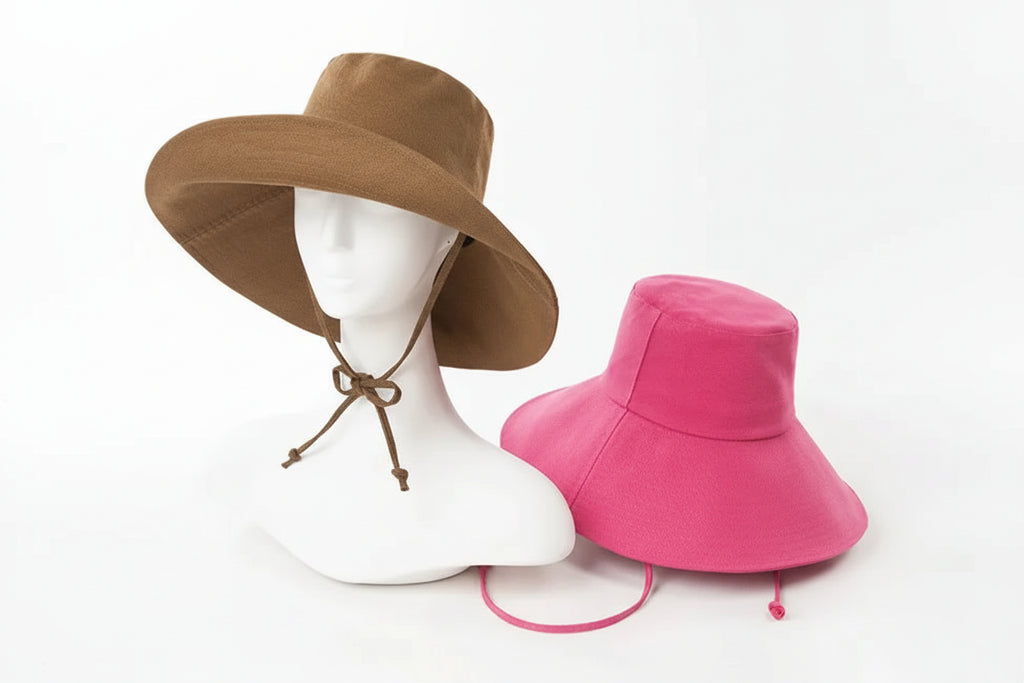 Wide Brim Bucket Hat