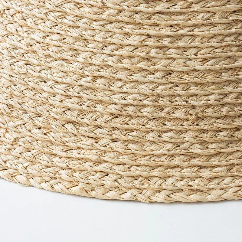 Large Wide Brim Natural Raffia Sun Hat