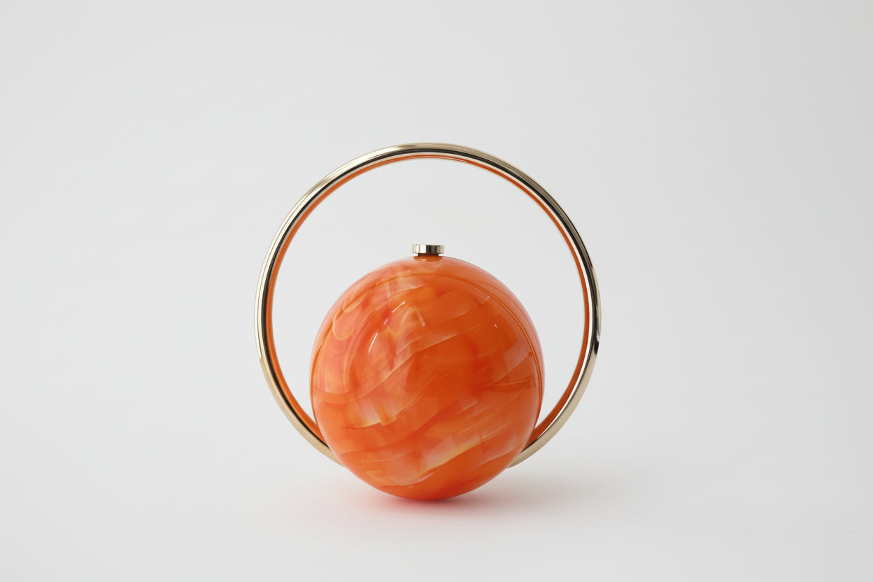 Marble Effect Spherical Hand Bag