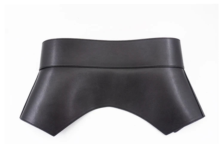 Geometric Cut Peplum Belt