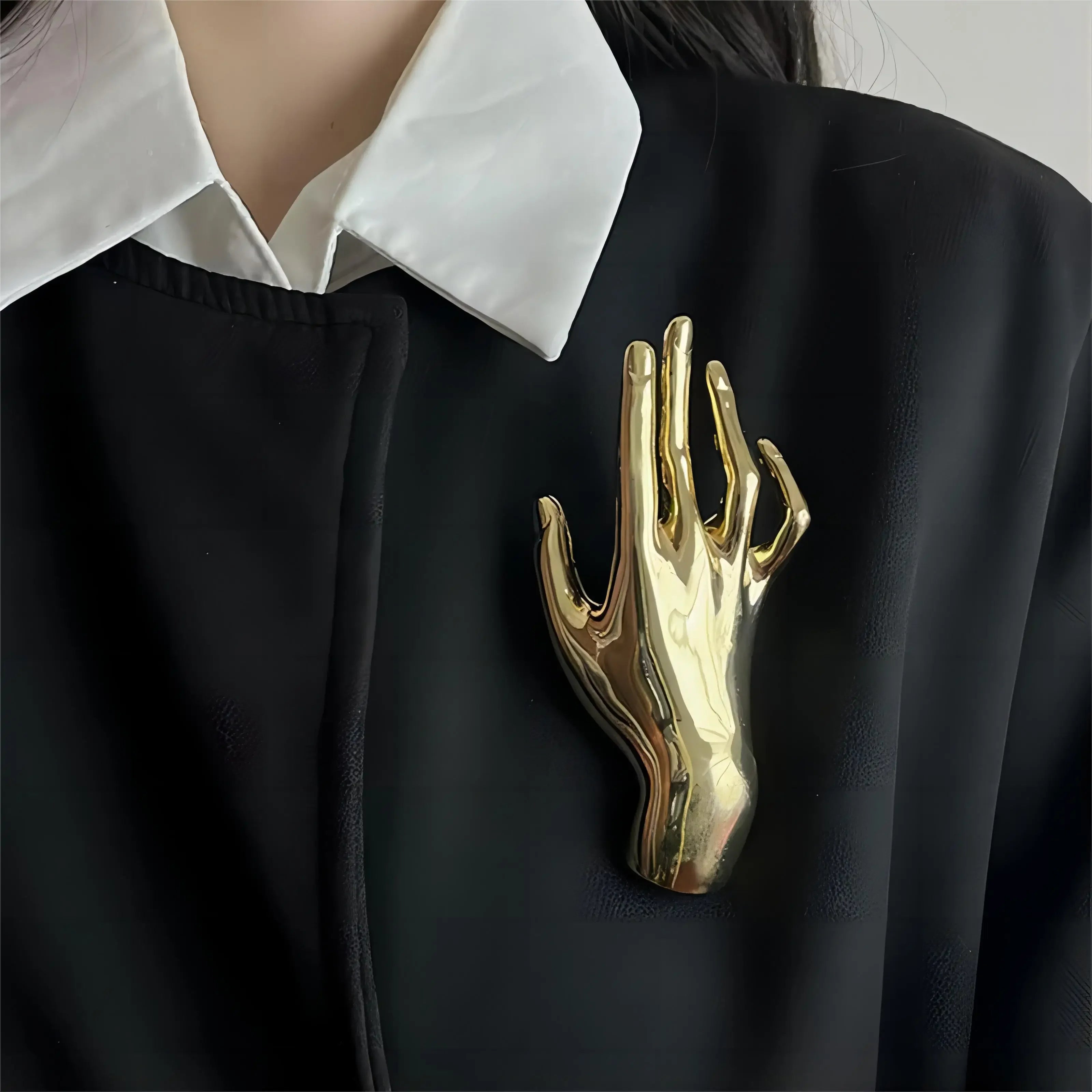 Surrealist Hand Pin