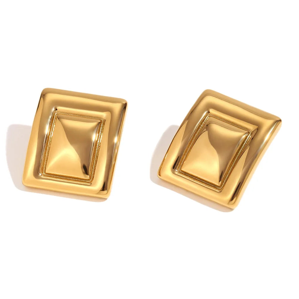 Square Frame Earrings