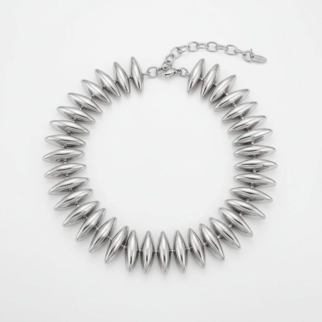 Chunky Stripes Silver Set