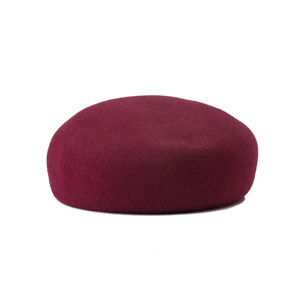 Wool Beret Pillbox Hat
