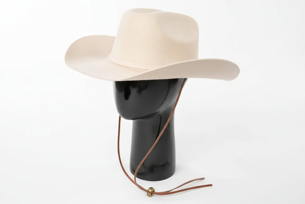 Wool Cowboy Hat With Strap