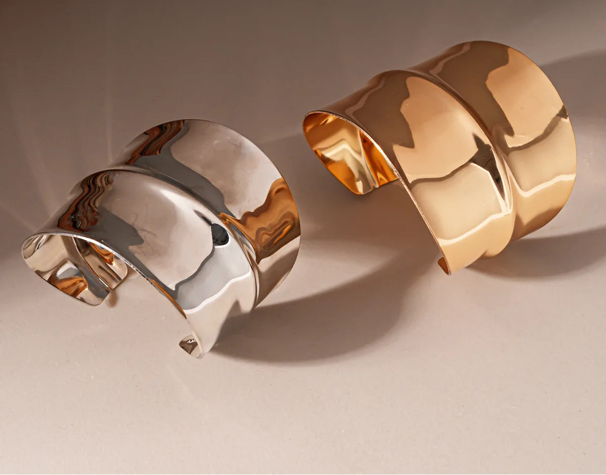 Statement Concave Chunky Bracelet