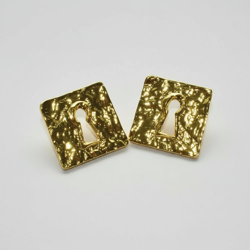 Key Lock Earrings