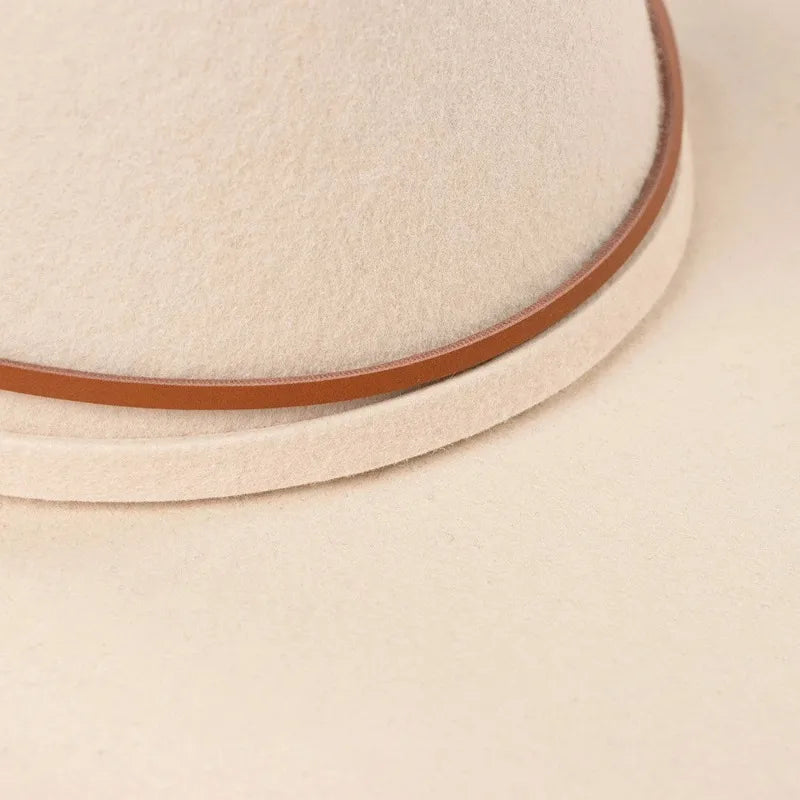 Wool Cowboy Hat With Strap