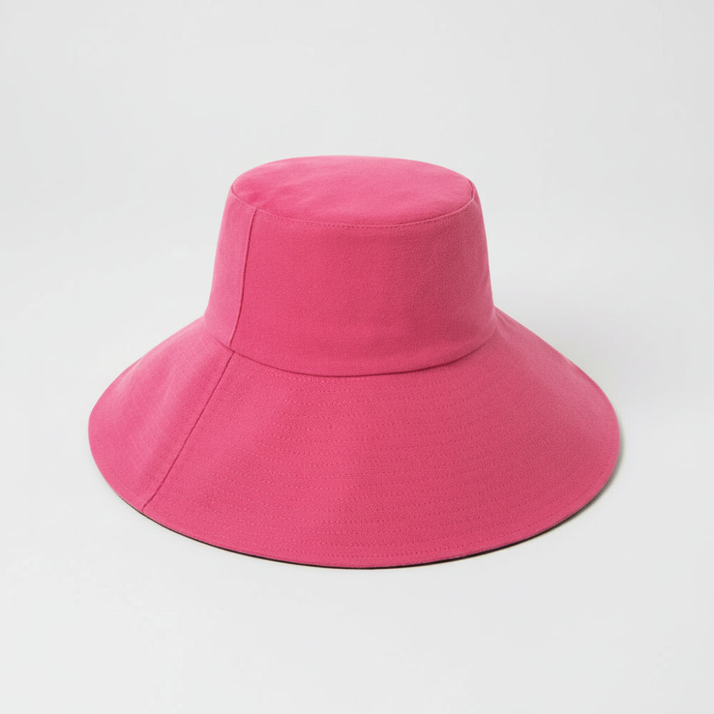 Wide Brim Bucket Hat