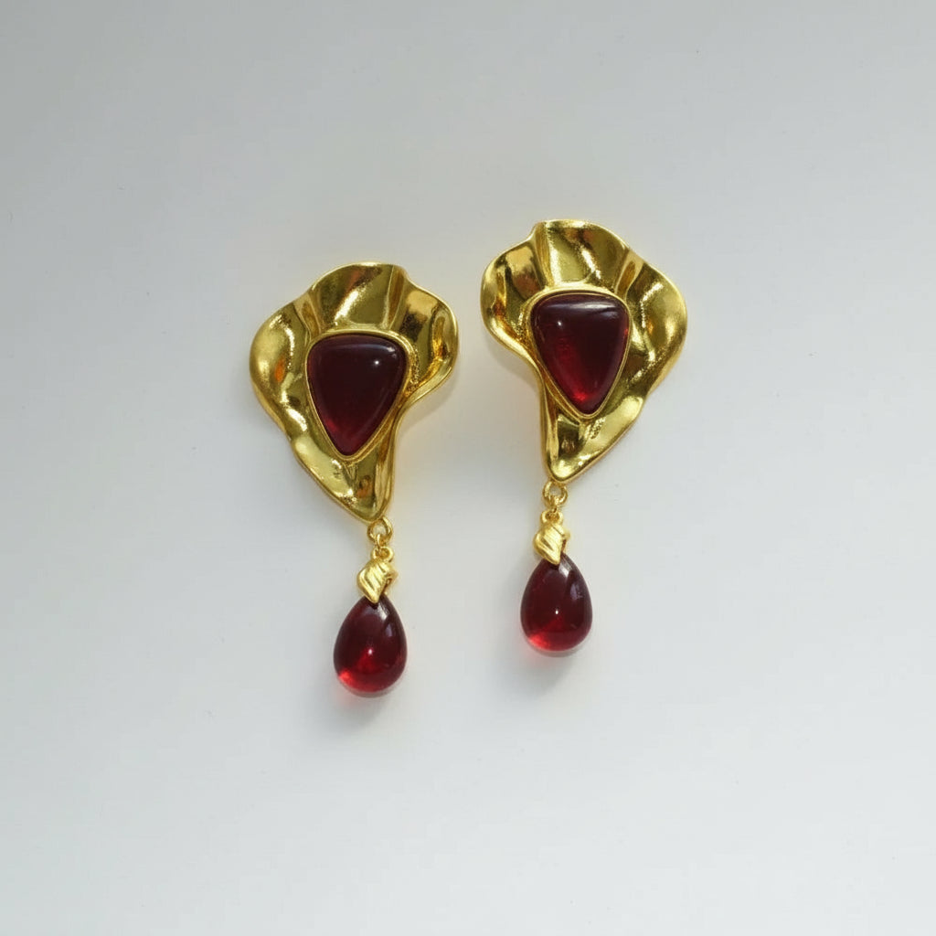 Statement Water Drop Earrings