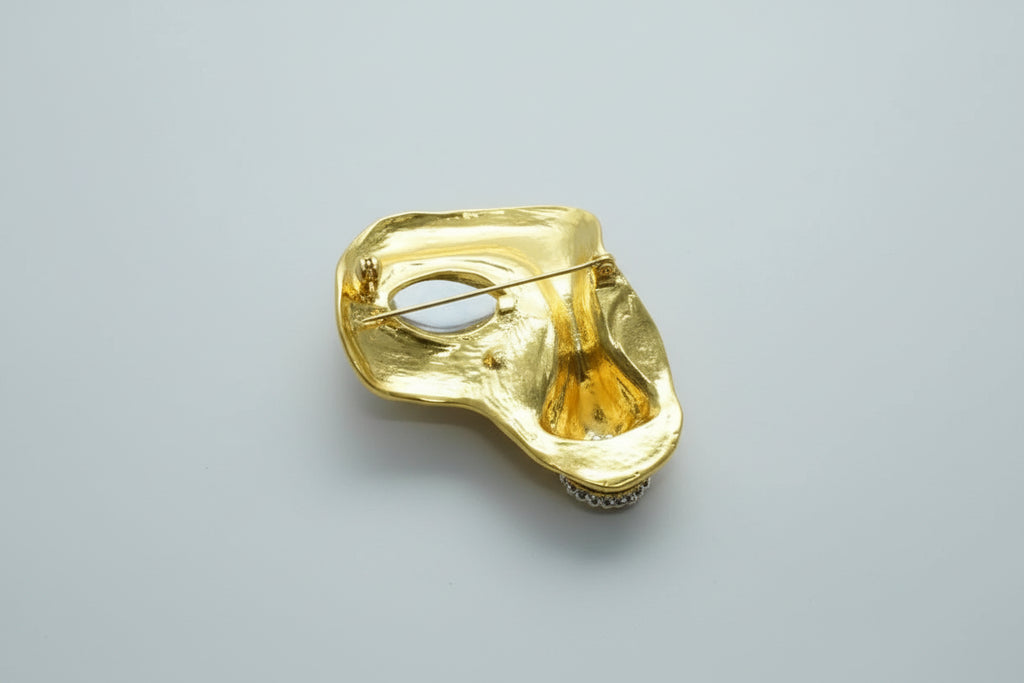Face Pin Brooch