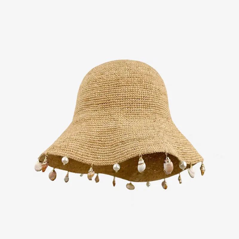 Raffia Fisherman Bucket Hat