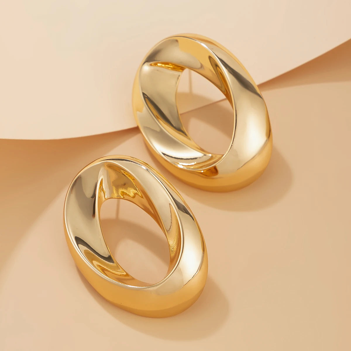 Organic Circle Earrings