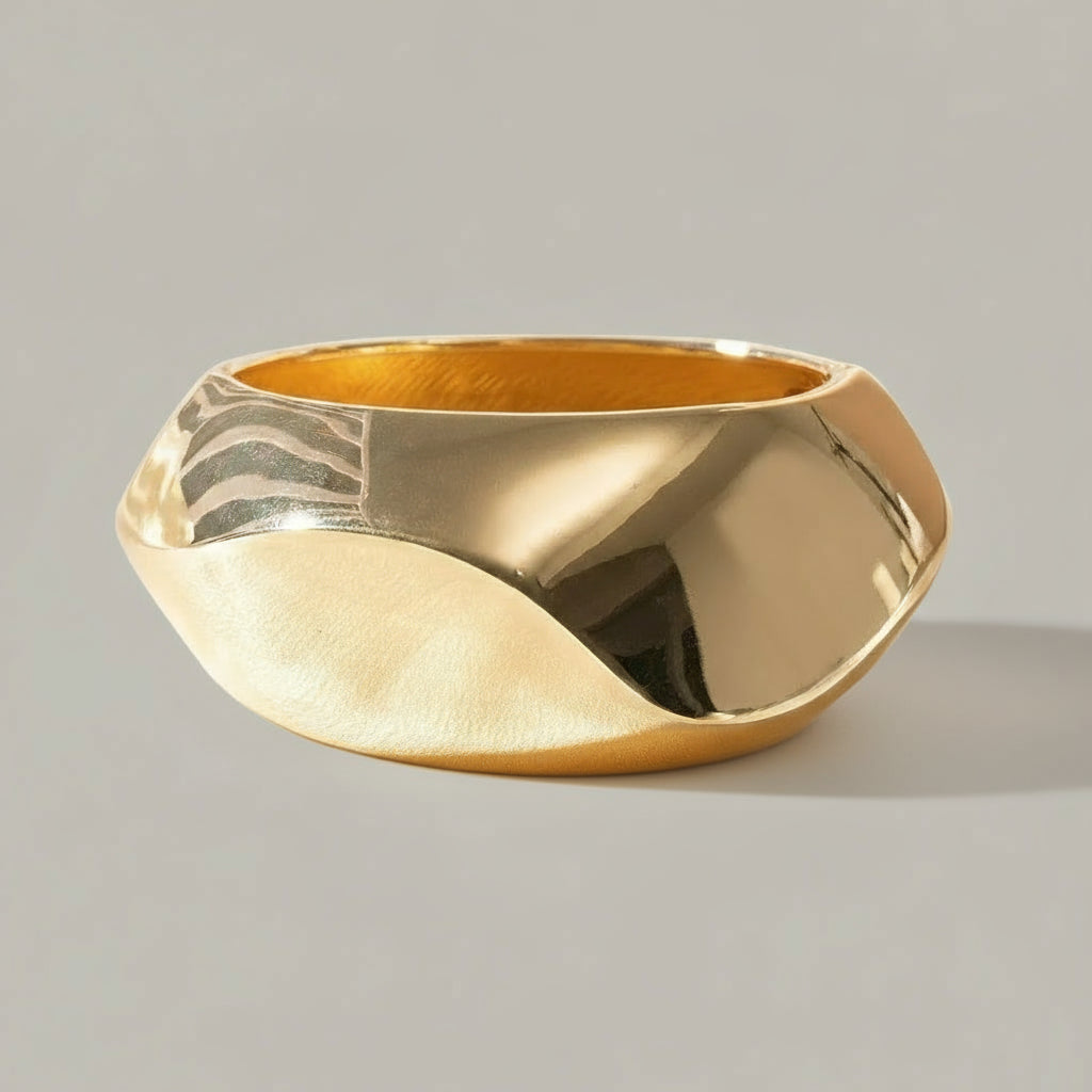 Statement Open Bangle Bracelet