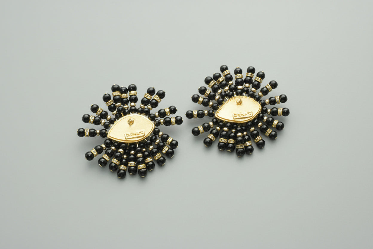 Sunny Eyes Beaded Earrings